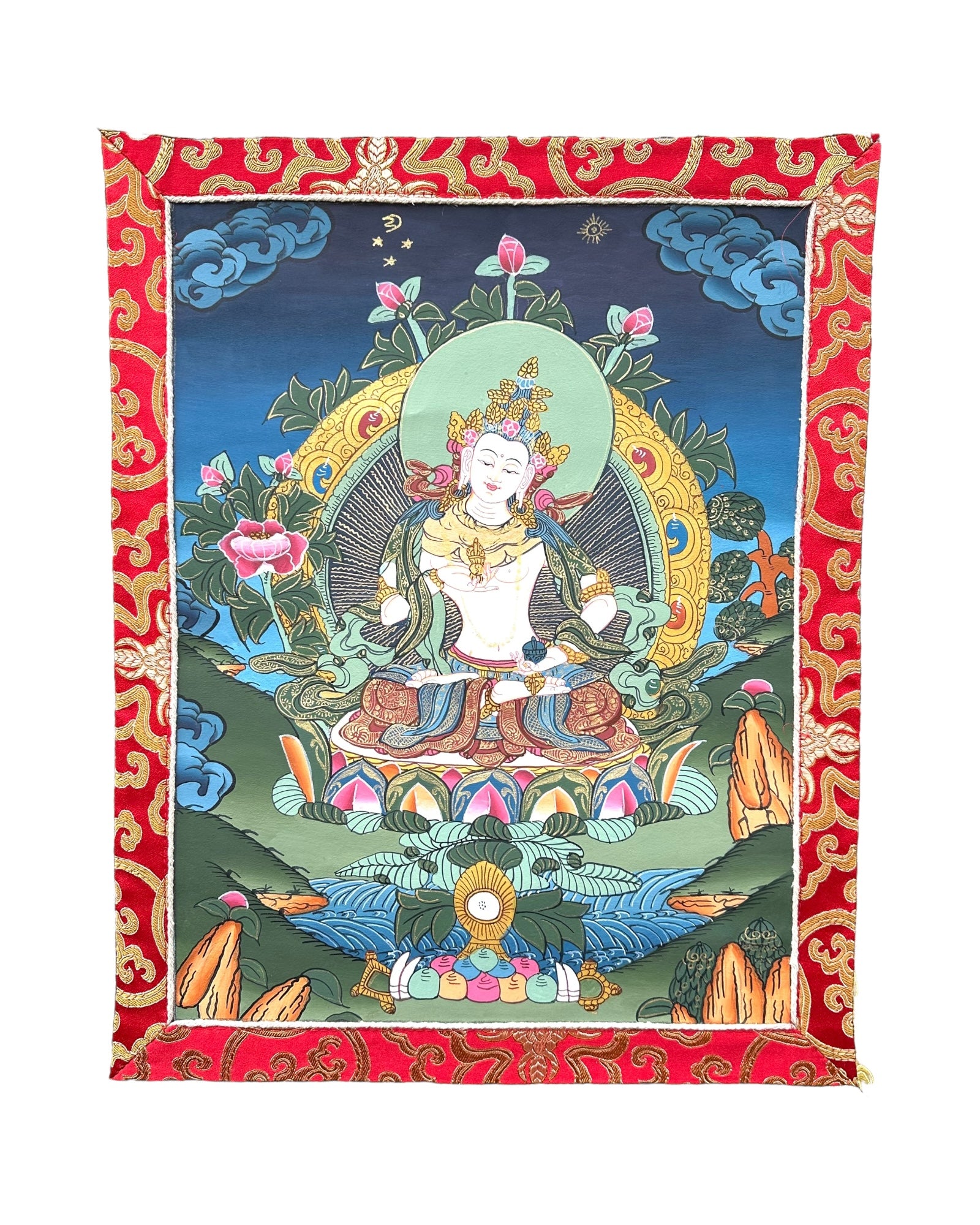Amitayus old Thangka for Longevity