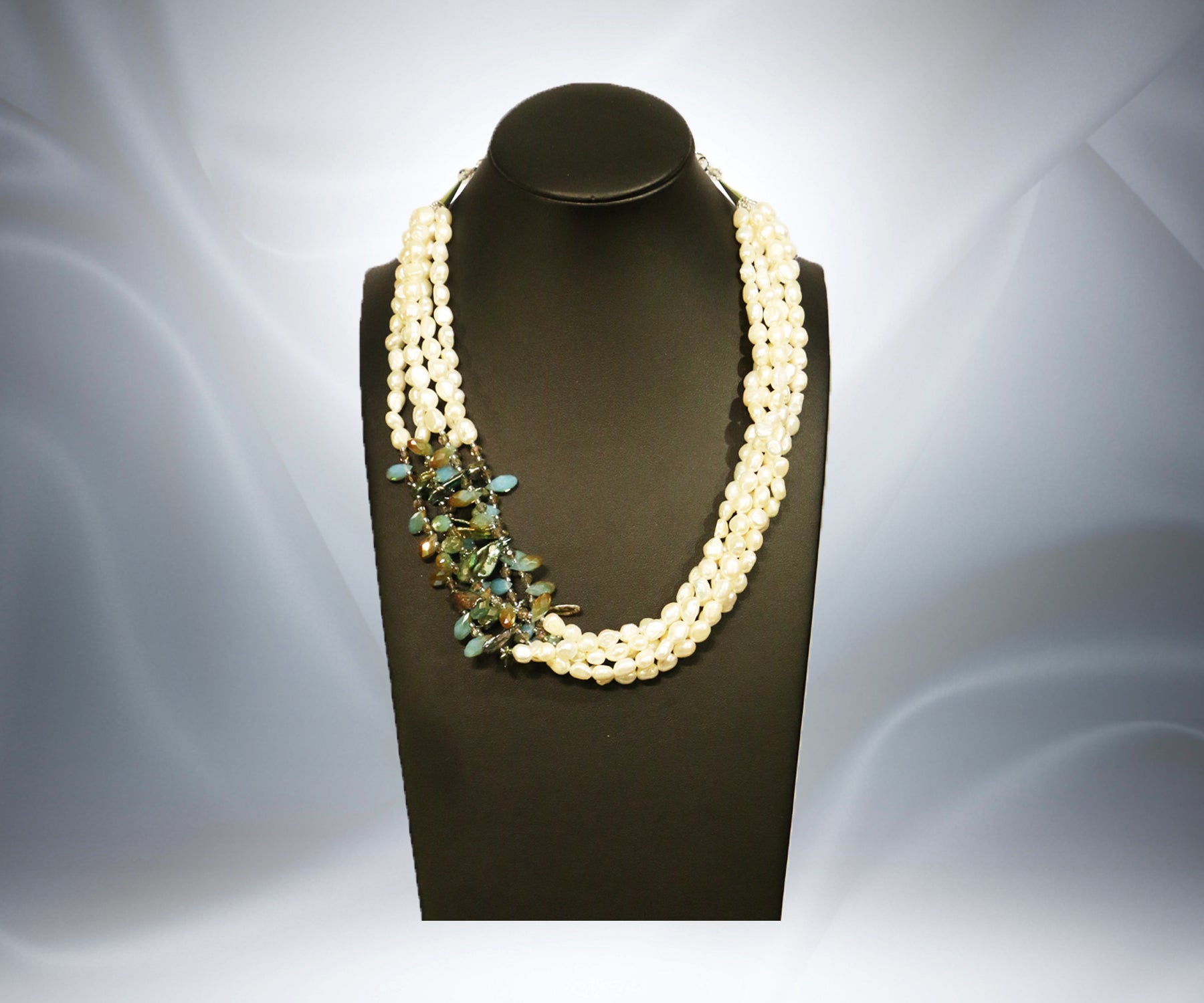 Pearl Moonstone Necklace - Tibet Arts & Healing