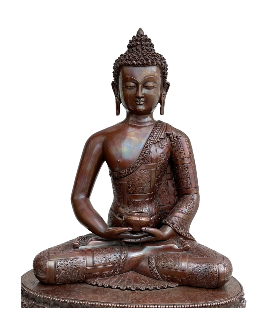 Amitabha Buddha pure copper Handmade Statue