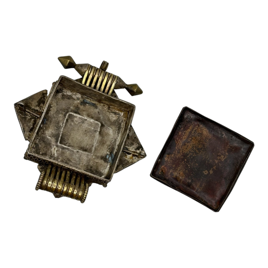 Tibetan Old Garuda Gau Charm Locket