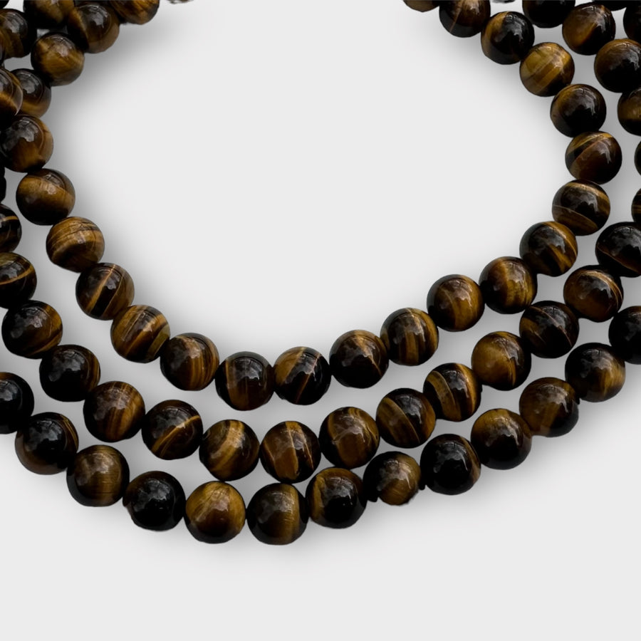 Natural Stone Tiger Eye Mala