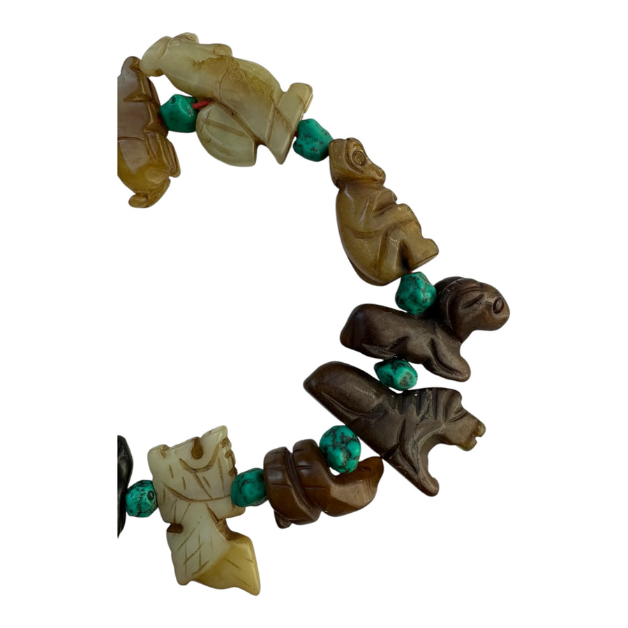 Zodiac Necklace with jade