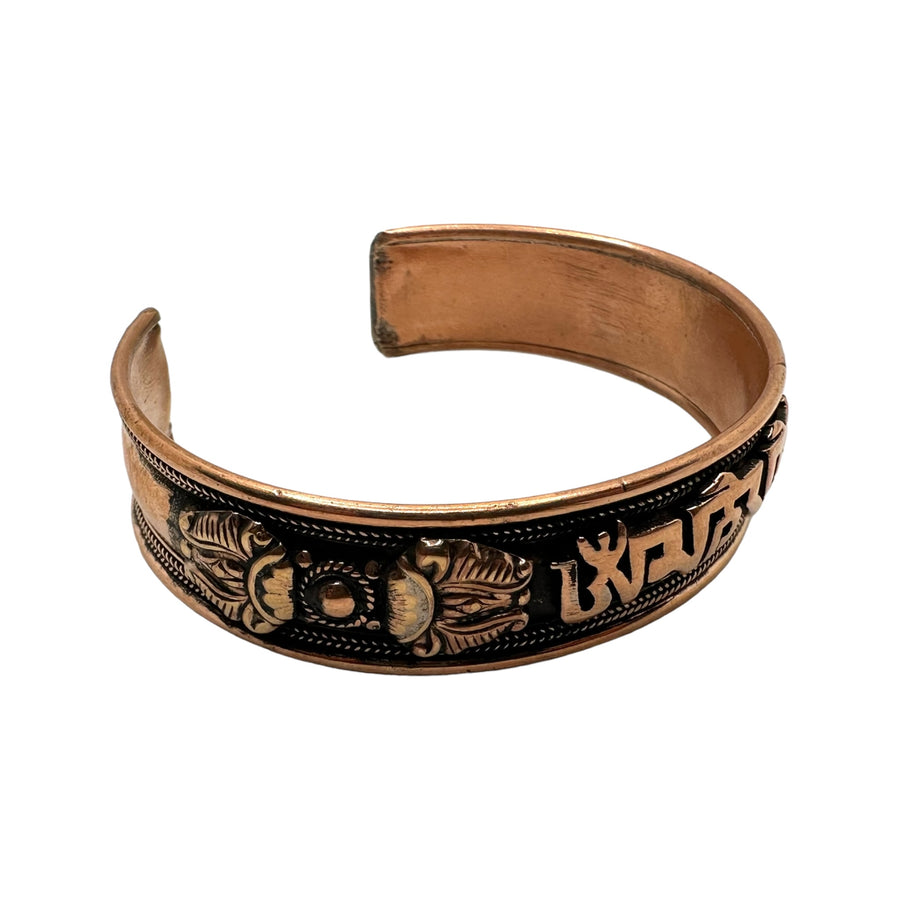 Copper Om Bracelet