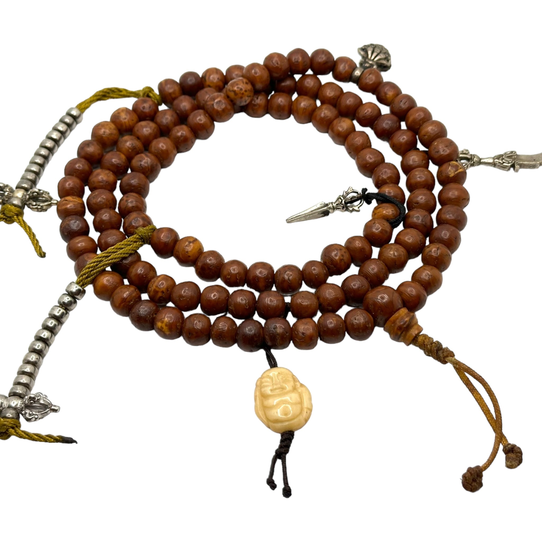 Old Bodhi Seed Mala