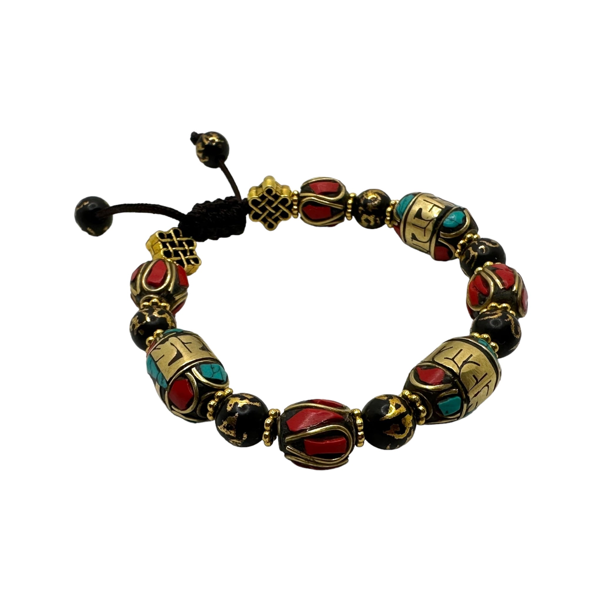 Tibetan prayer wheel bracelet hotsell