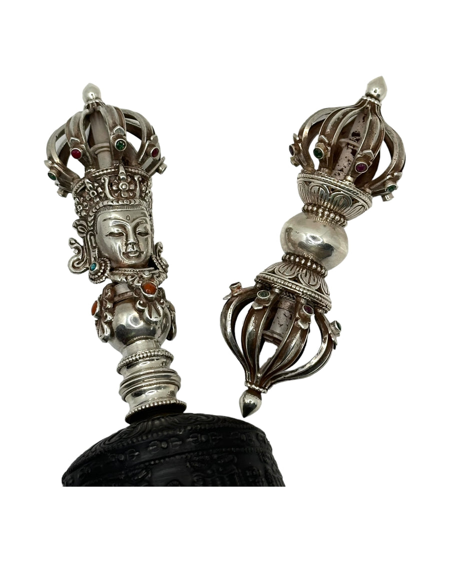Nine Prone Silver Bell and Vajra