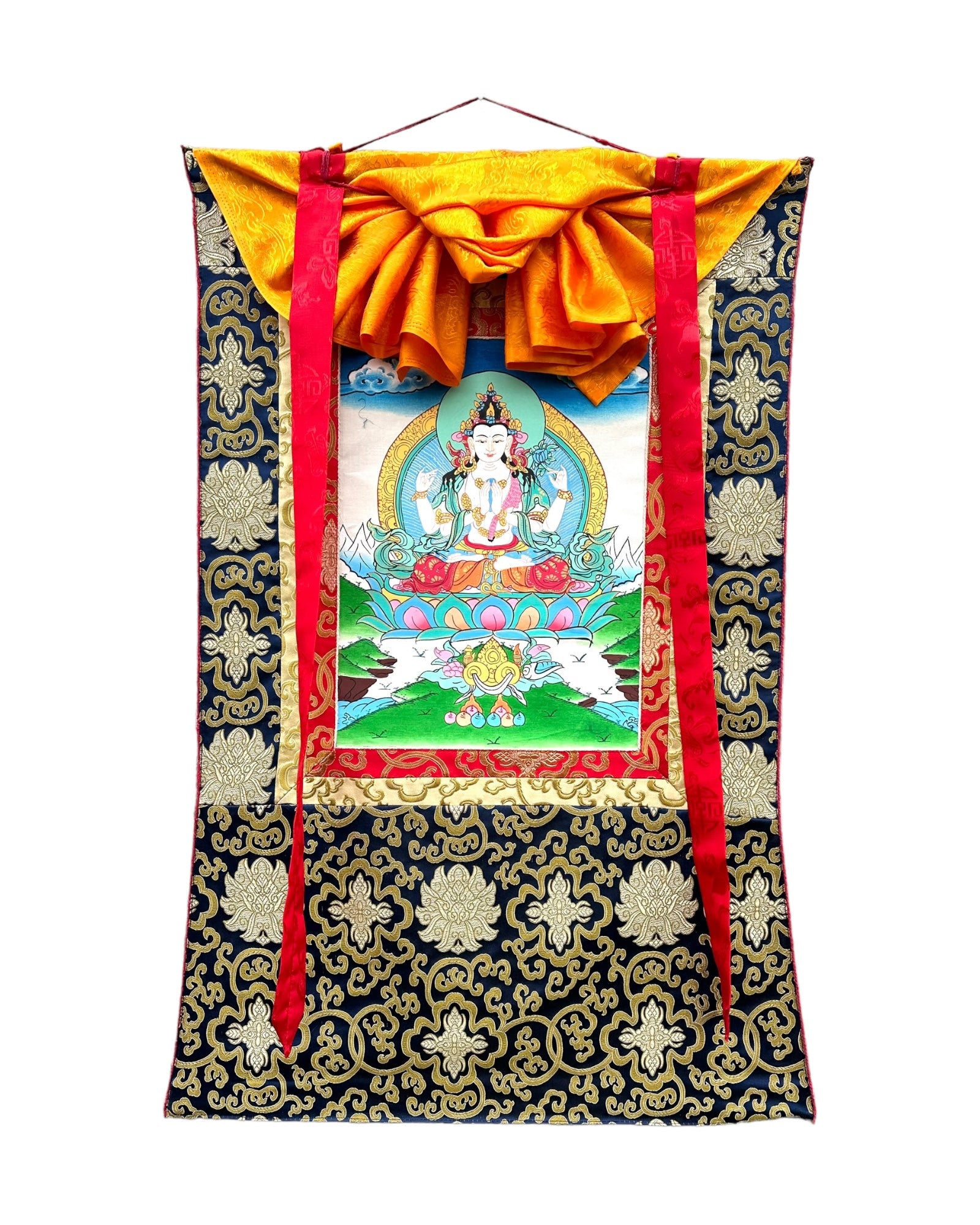 Avalokiteshvara Old Thangka