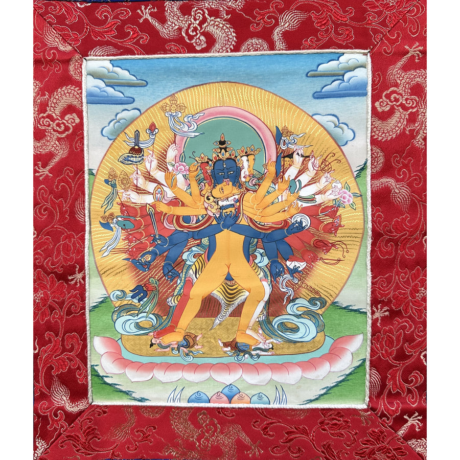 Kalachakra deity with consort
