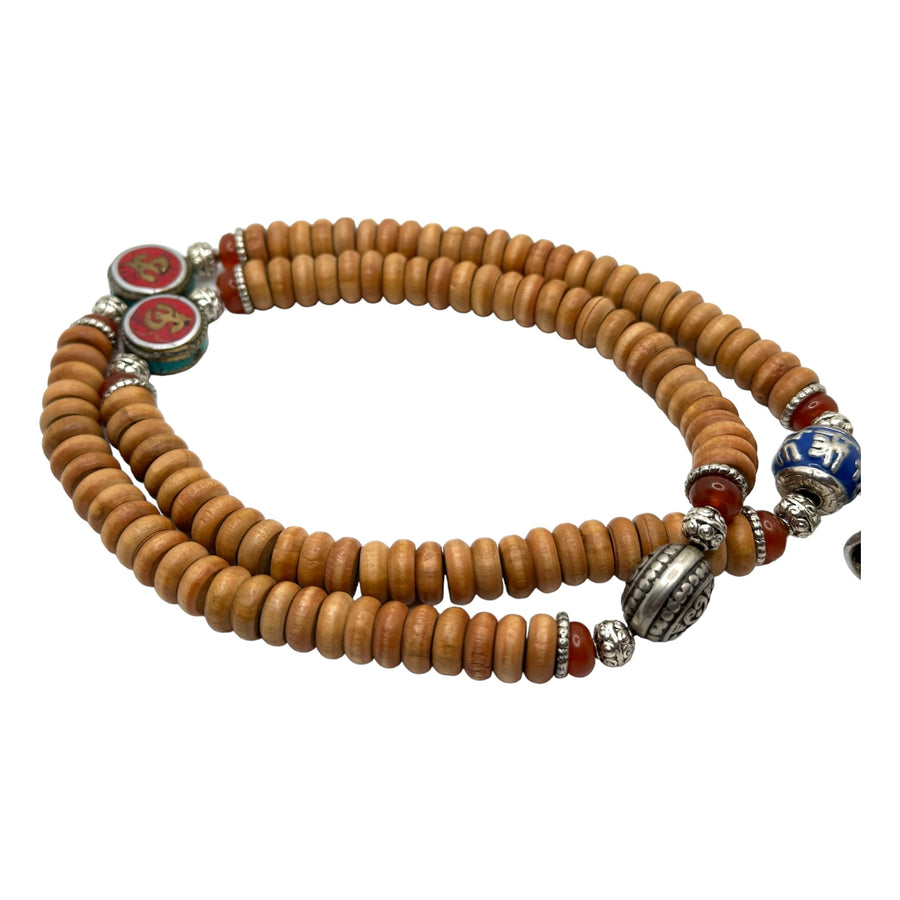 White Sandlewood Mala