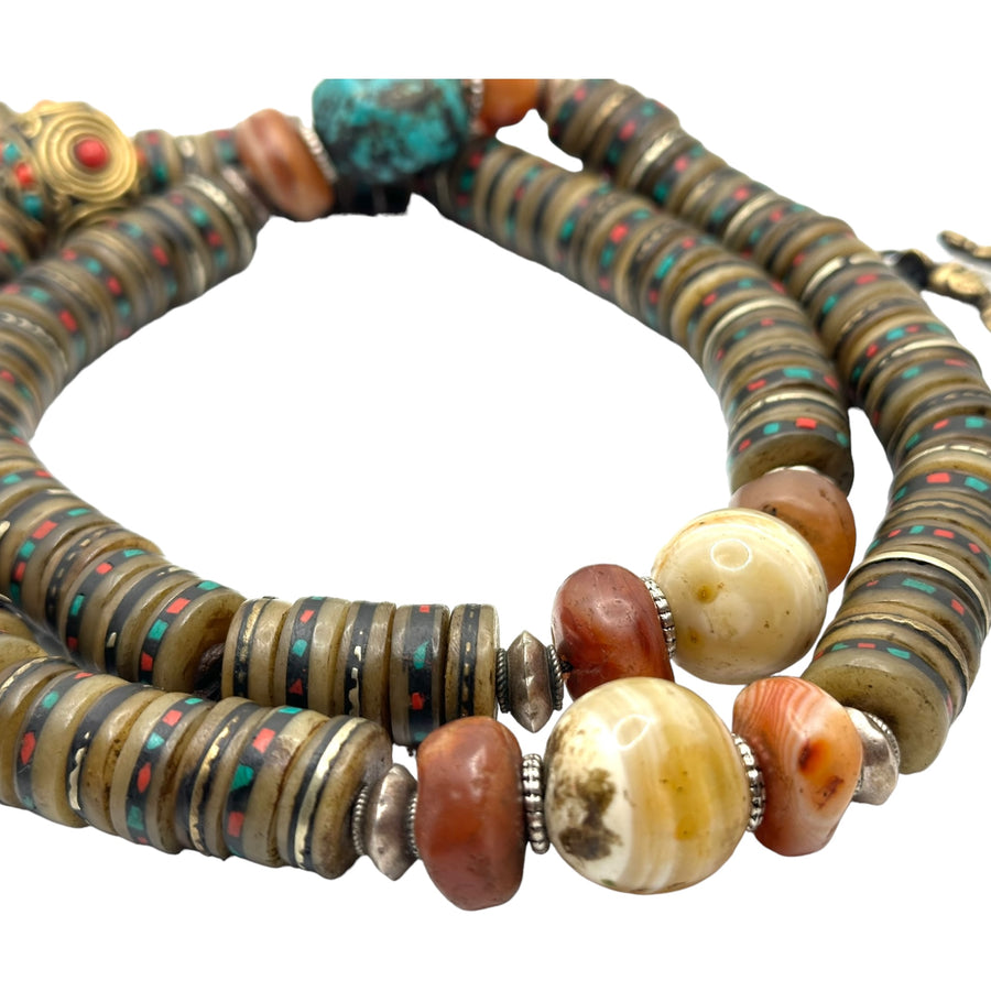 Old Yak Bone Mala