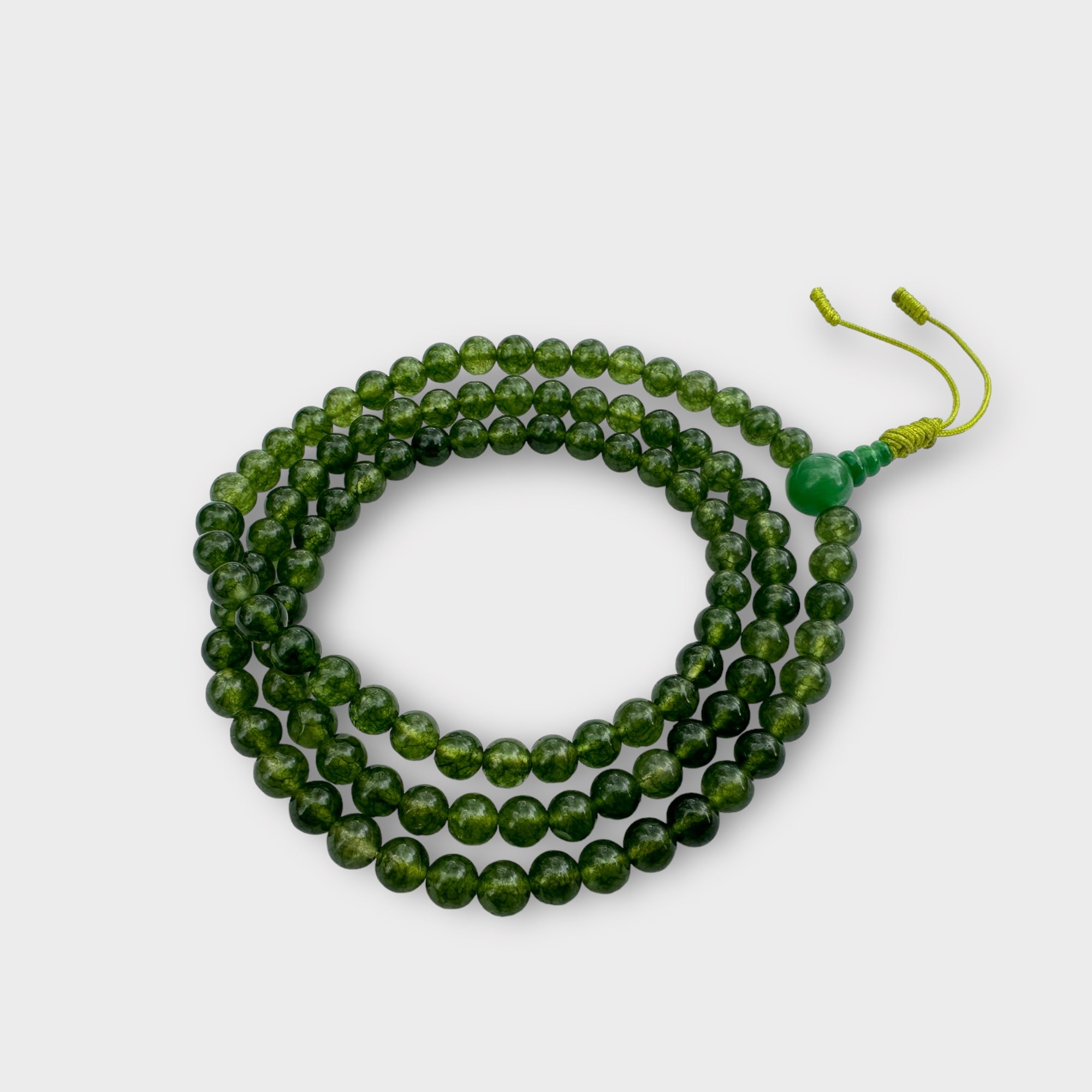 Green jade mala