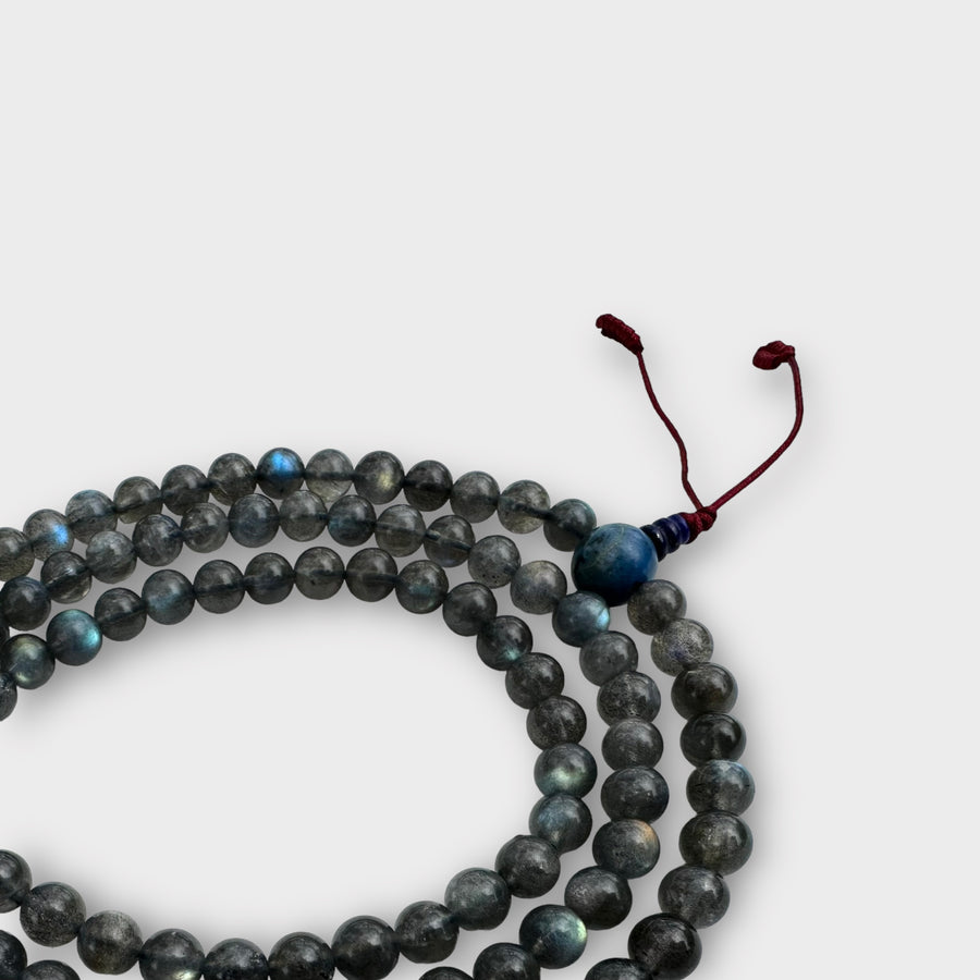 Natural Labradorite Mala