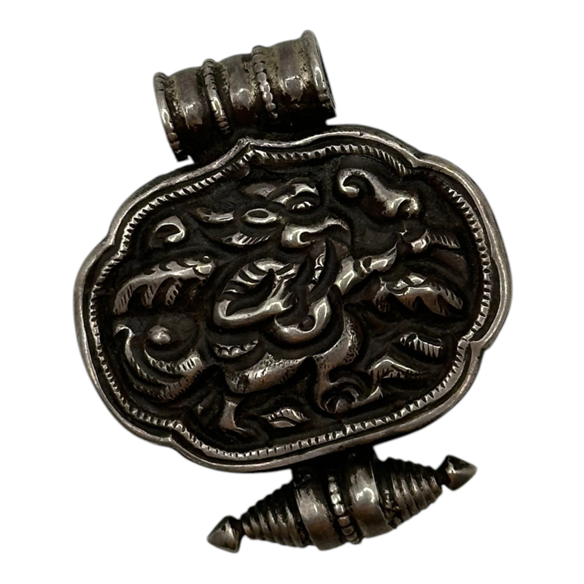 Handmade Sterling Silver Standing Garuda Pendant