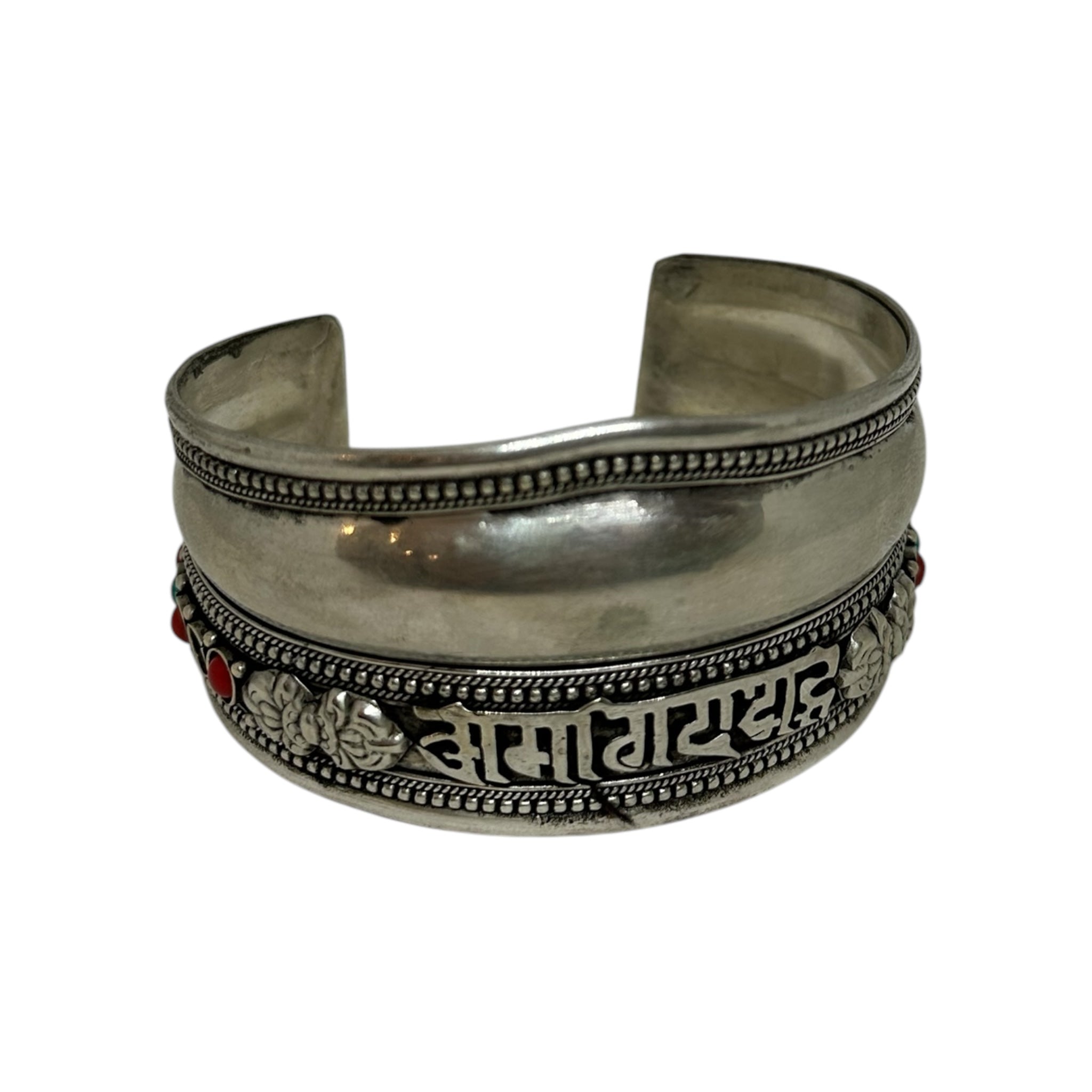 Love and compassion Cuff bracelet