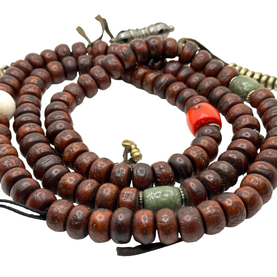 Old Used Bodhi Seed Mala