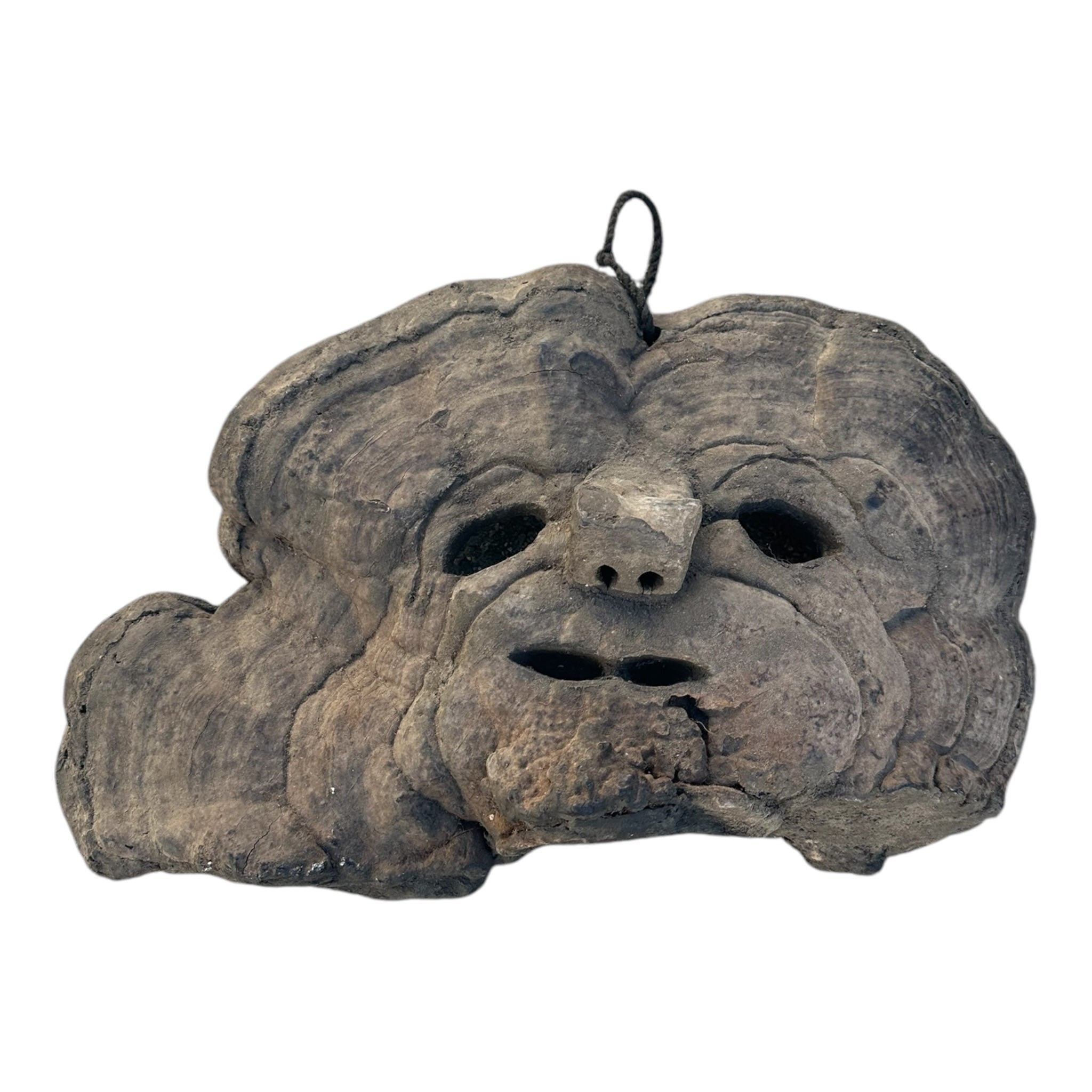 Vintage Hand Carved Tree Mask