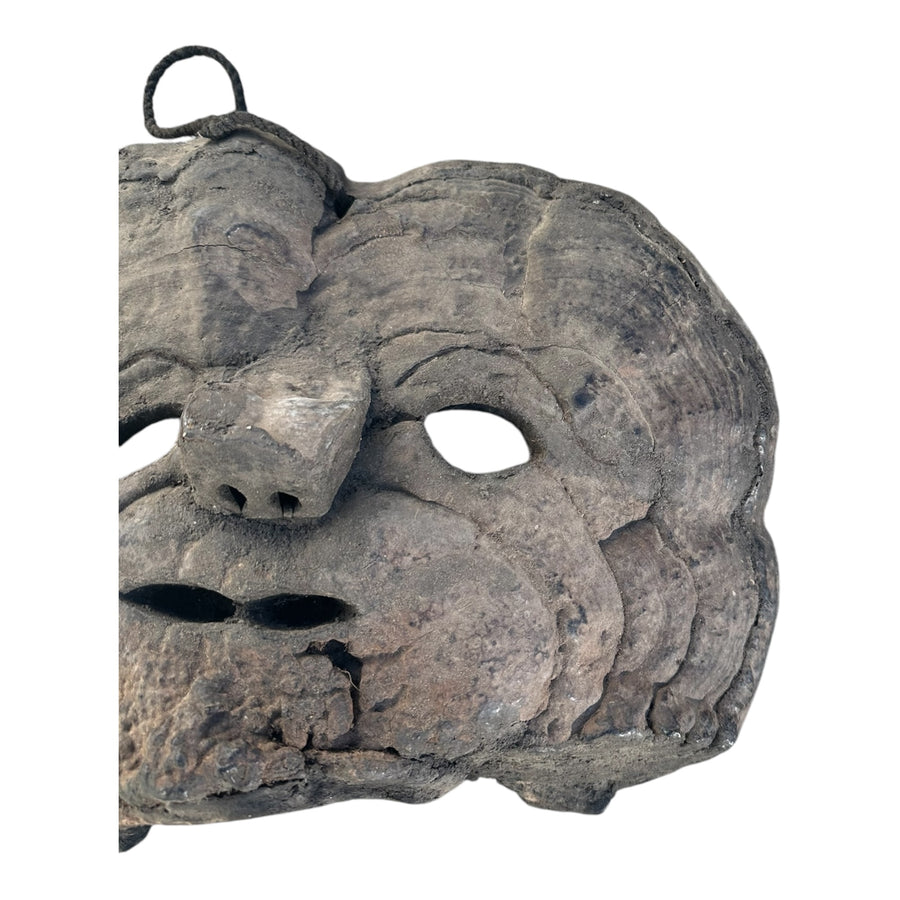 Vintage Hand Carved Tree Mask