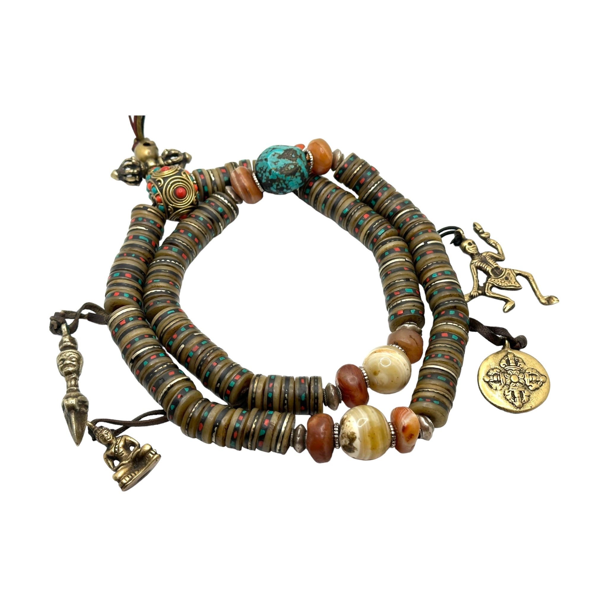 Old Yak Bone Mala
