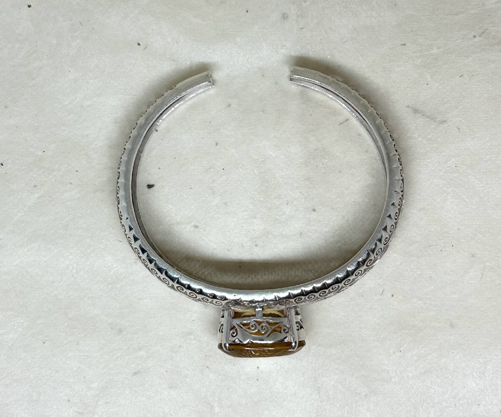 Citrine Silver Bracelet