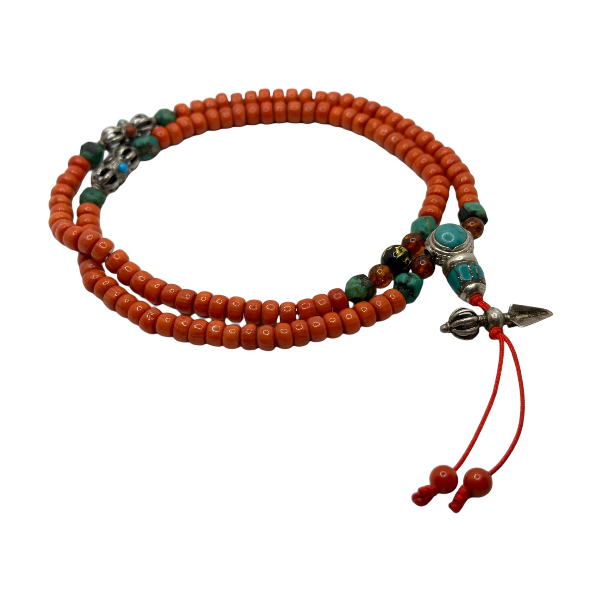 Red Coral Mala Tibet Arts Healing