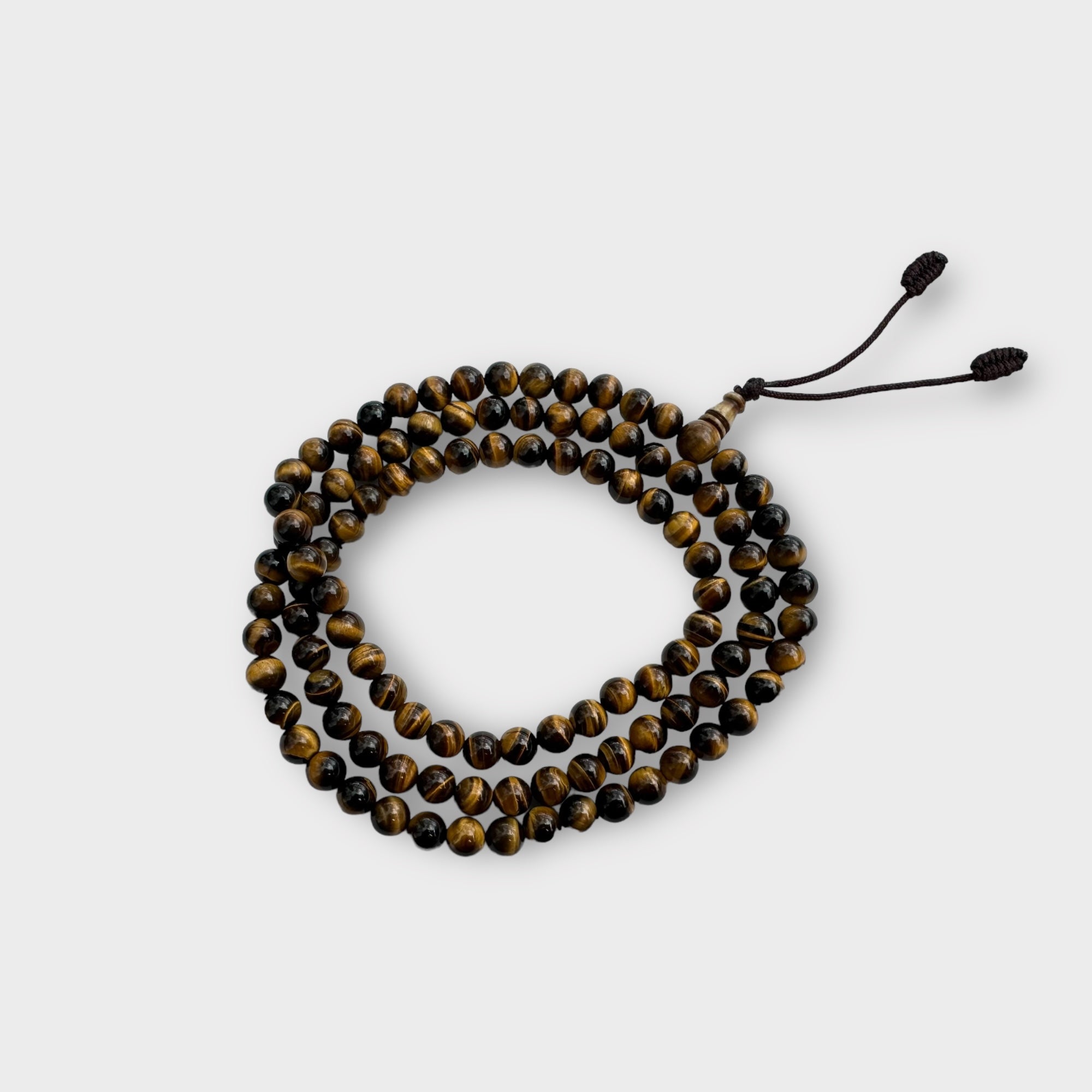 Natural Stone Tiger Eye Mala