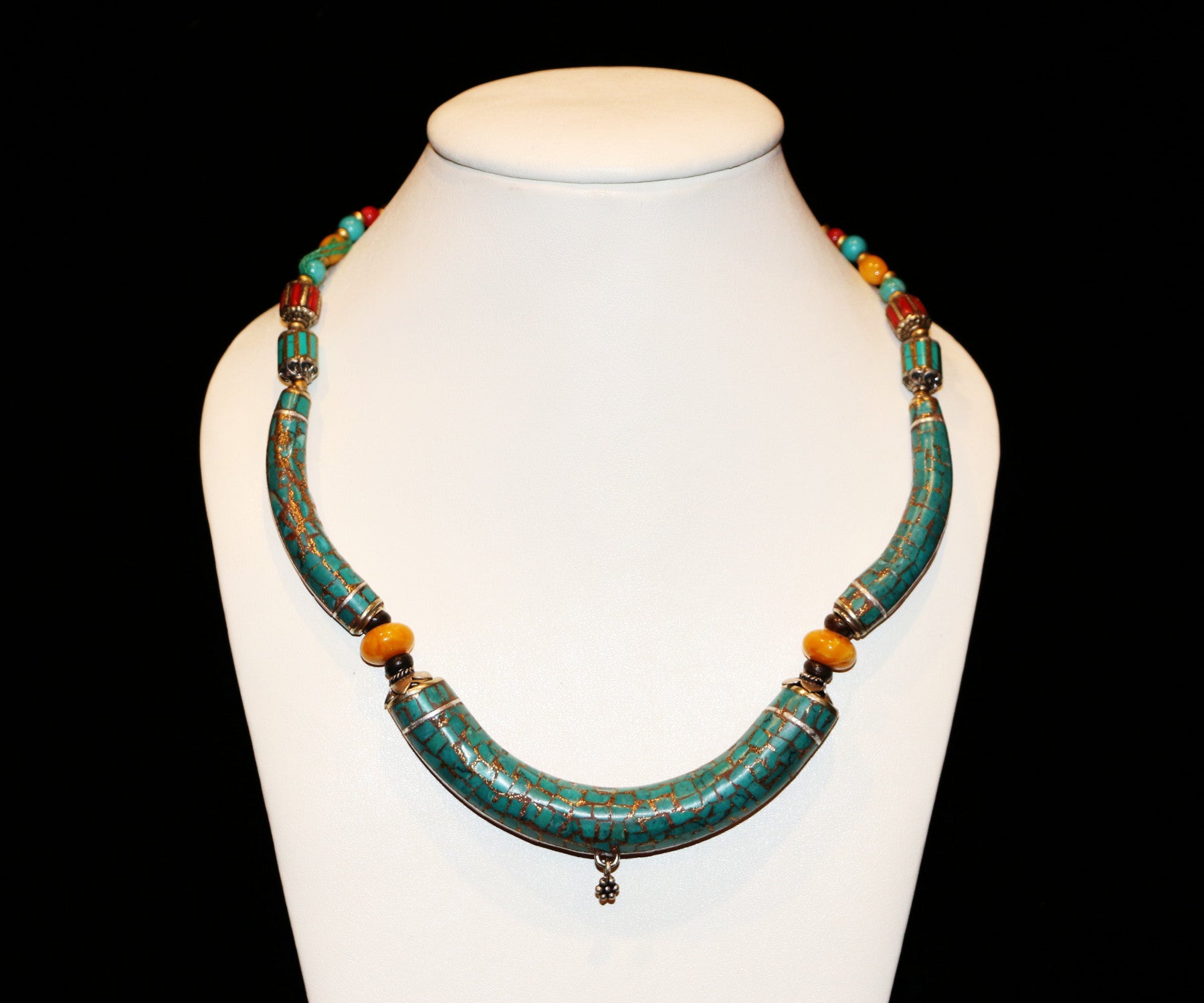 Beautiful Turquoise Necklace - Tibet Arts & Healing