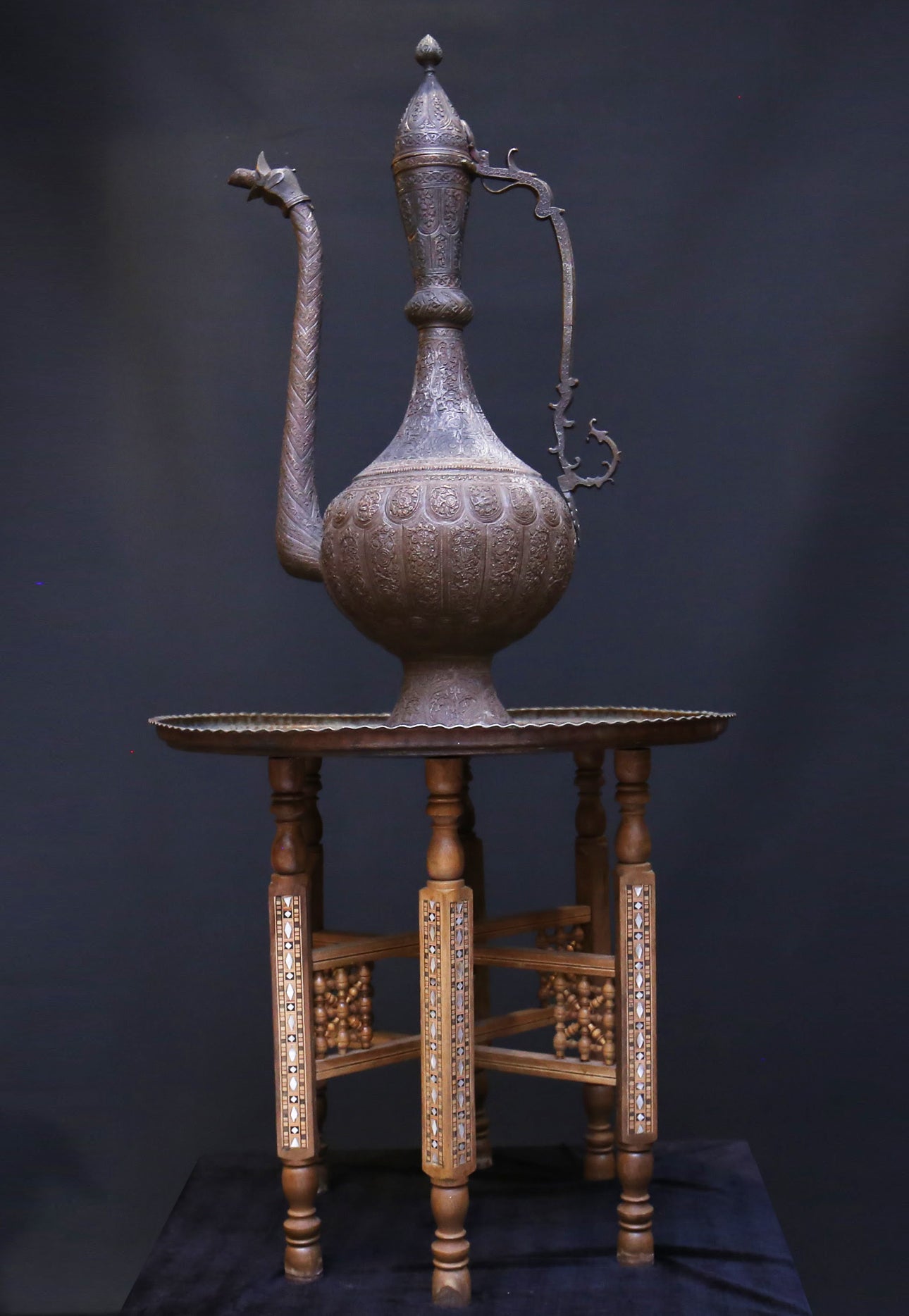 Copper Dallah Islamic Coffee Pot - Tibet Arts & Healing