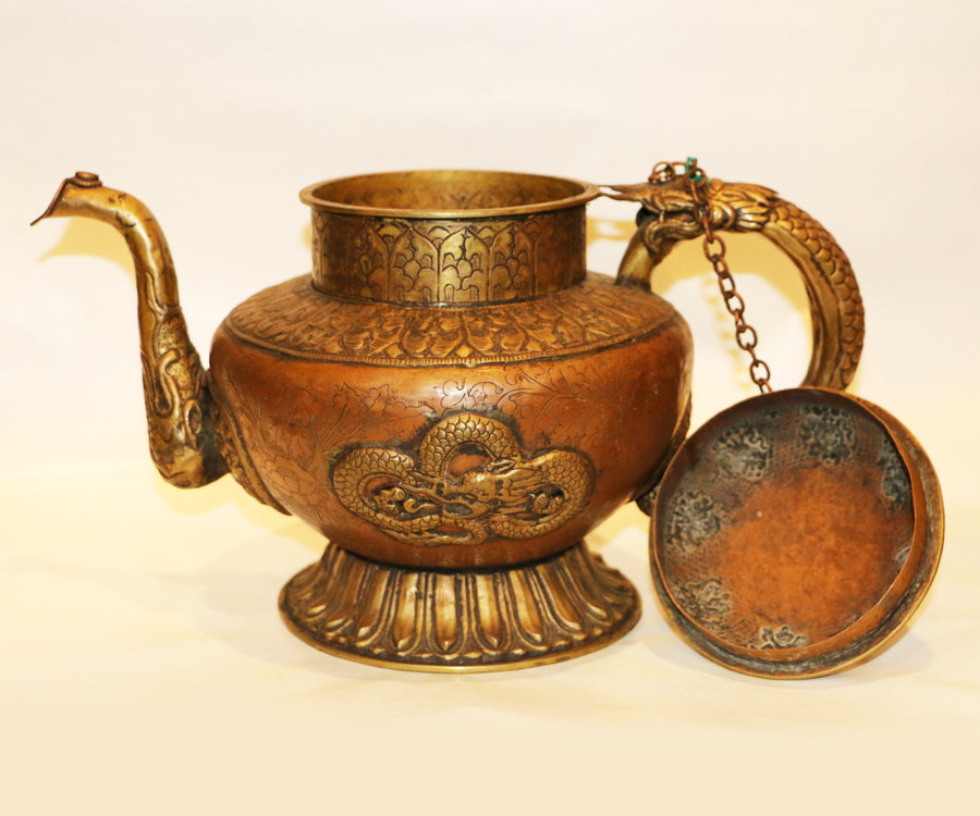 Hand Carved Copper Bhumpa - Tibet Arts & Healing
