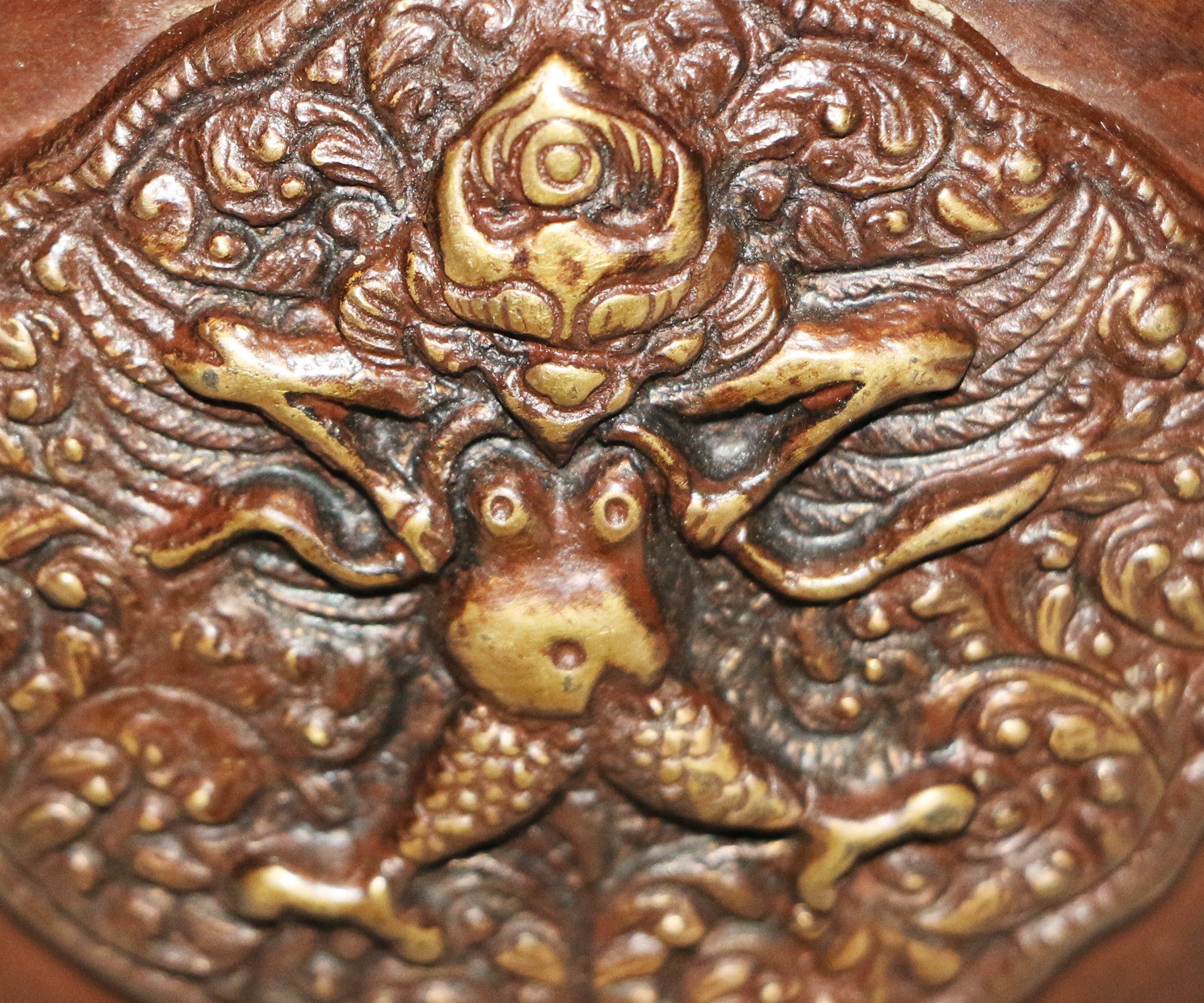 Hand Carved Copper Bhumpa 2 - Tibet Arts & Healing