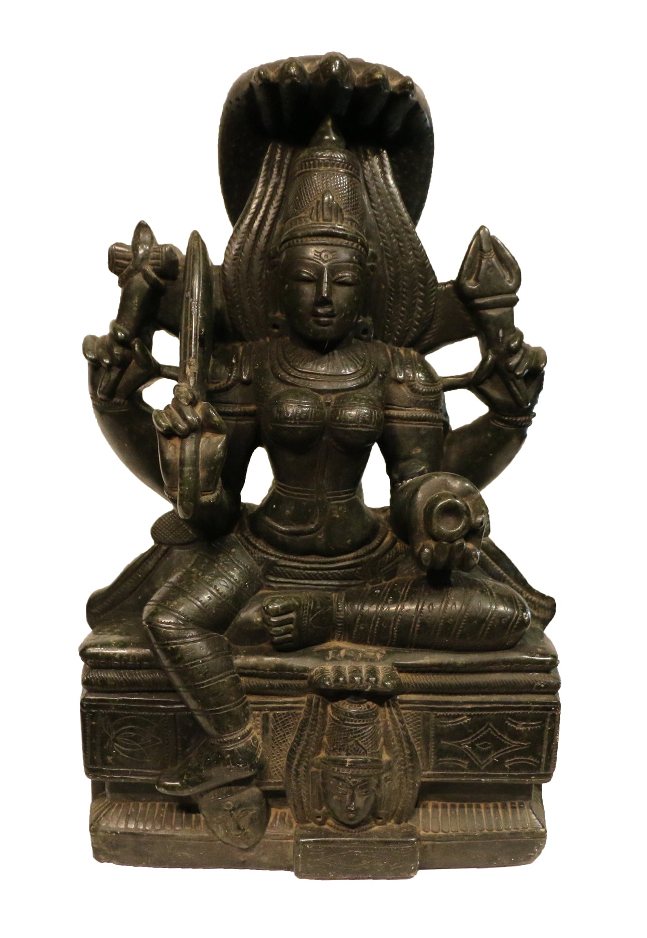 Lakshmi Black Stone Statue - Tibet Arts & Healing