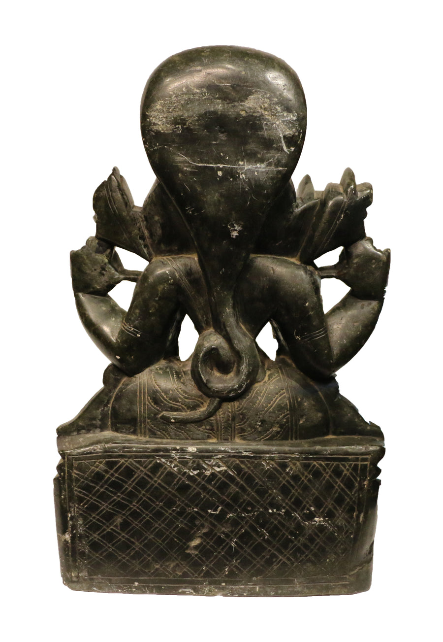 Lakshmi Black Stone Statue - Tibet Arts & Healing