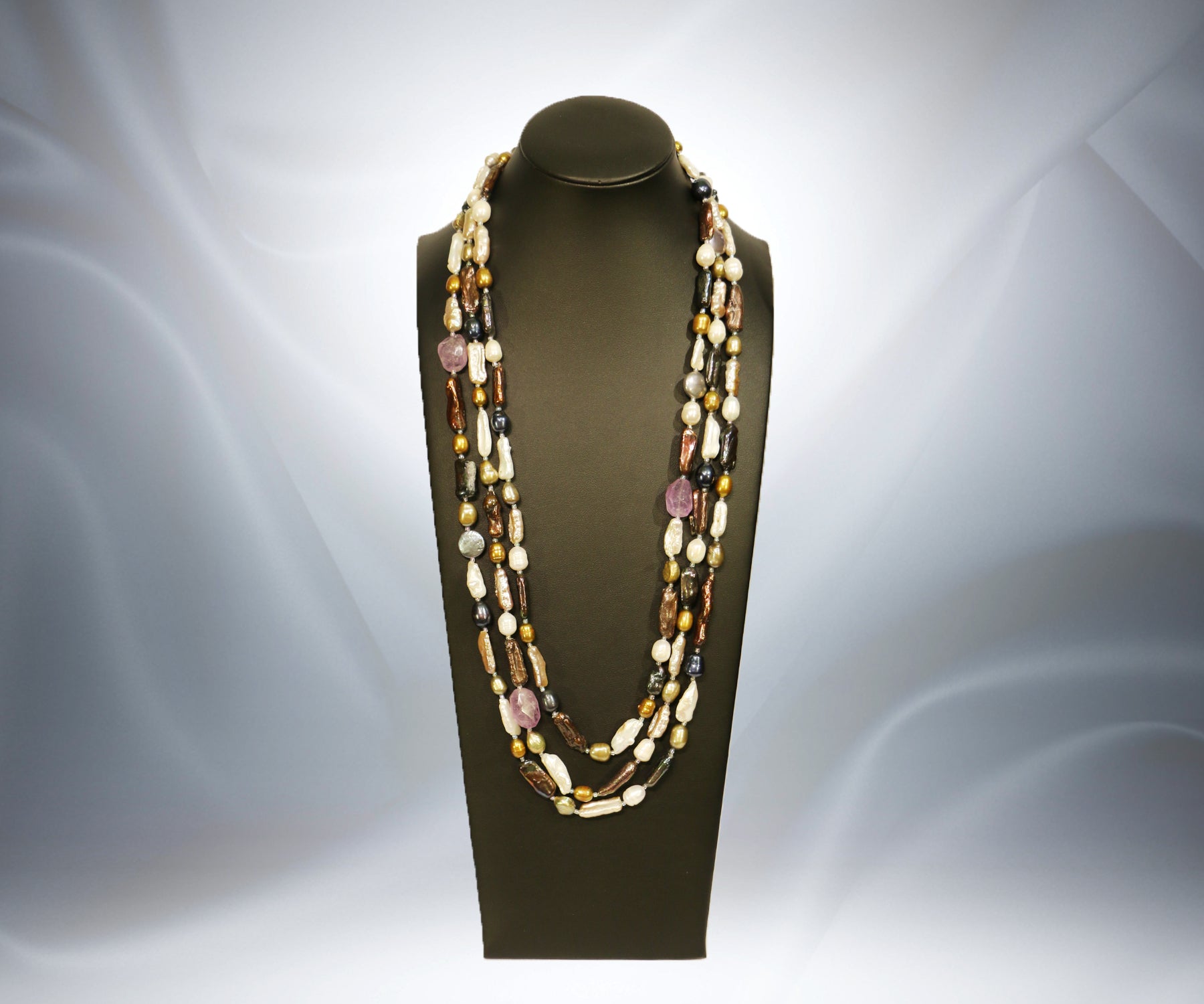 Multi Colored Mother of Pearl Necklace - Tibet Arts & Healing