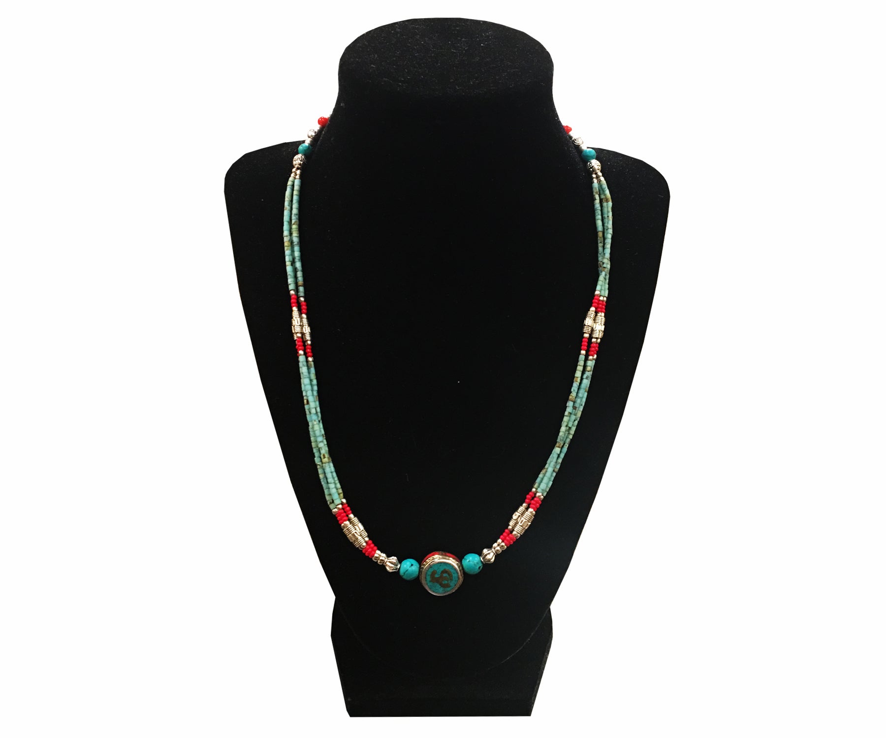 Om Turquoise Necklace - Tibet Arts & Healing