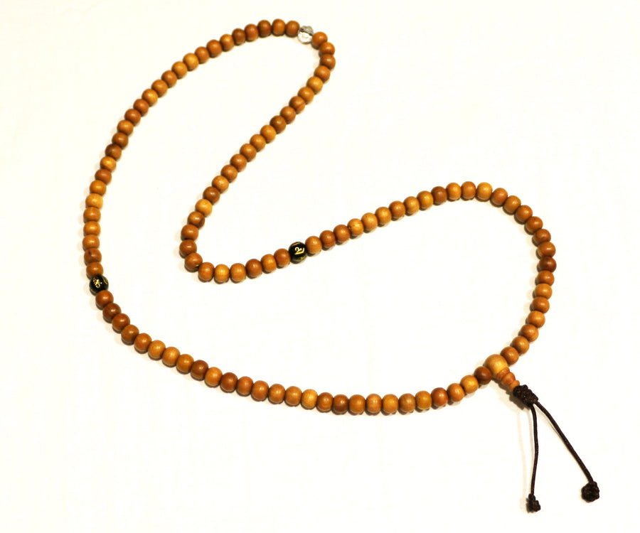 Sandalwood Meditation Mala - Tibet Arts & Healing