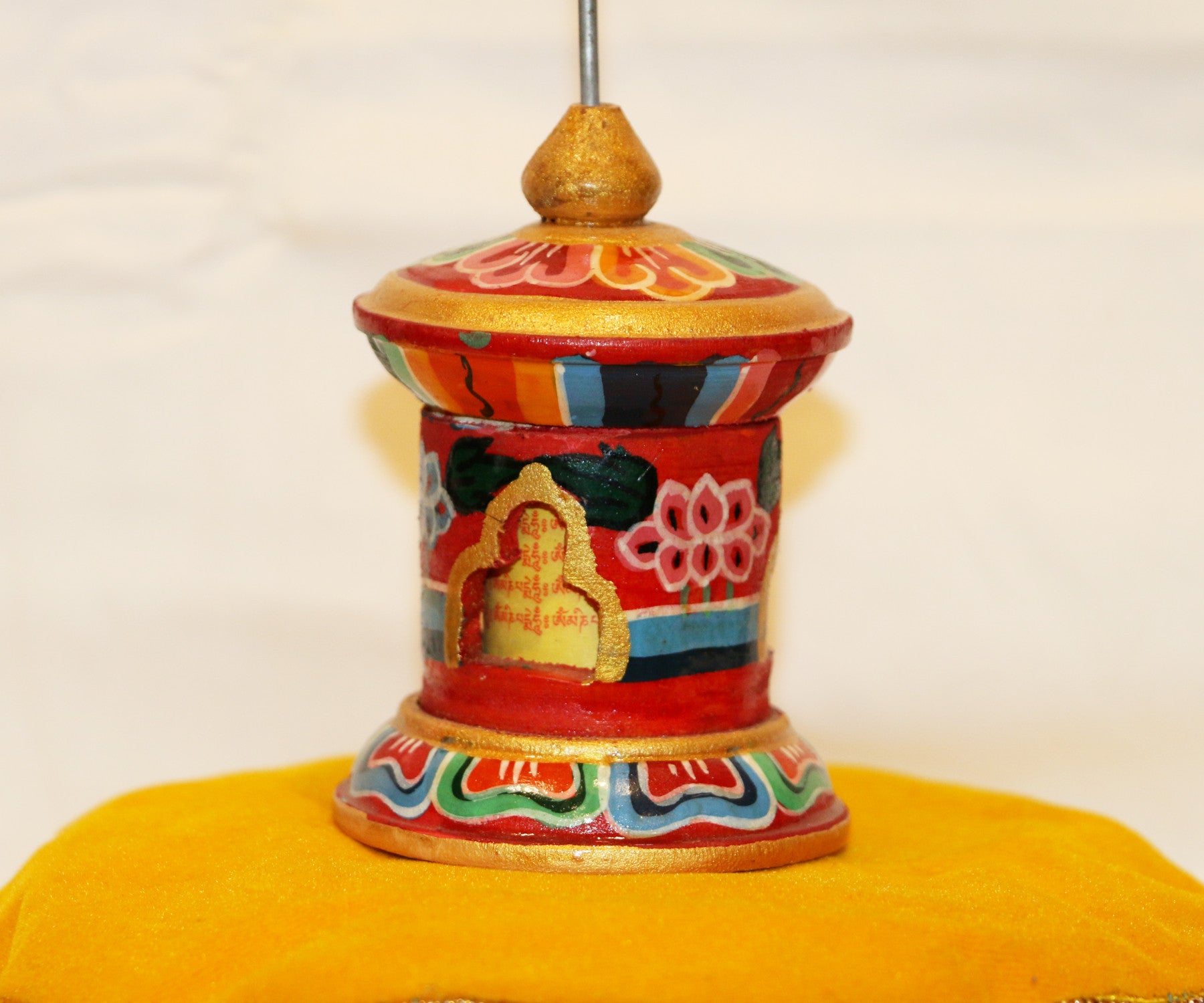 Table top prayer wheel - Tibet Arts & Healing