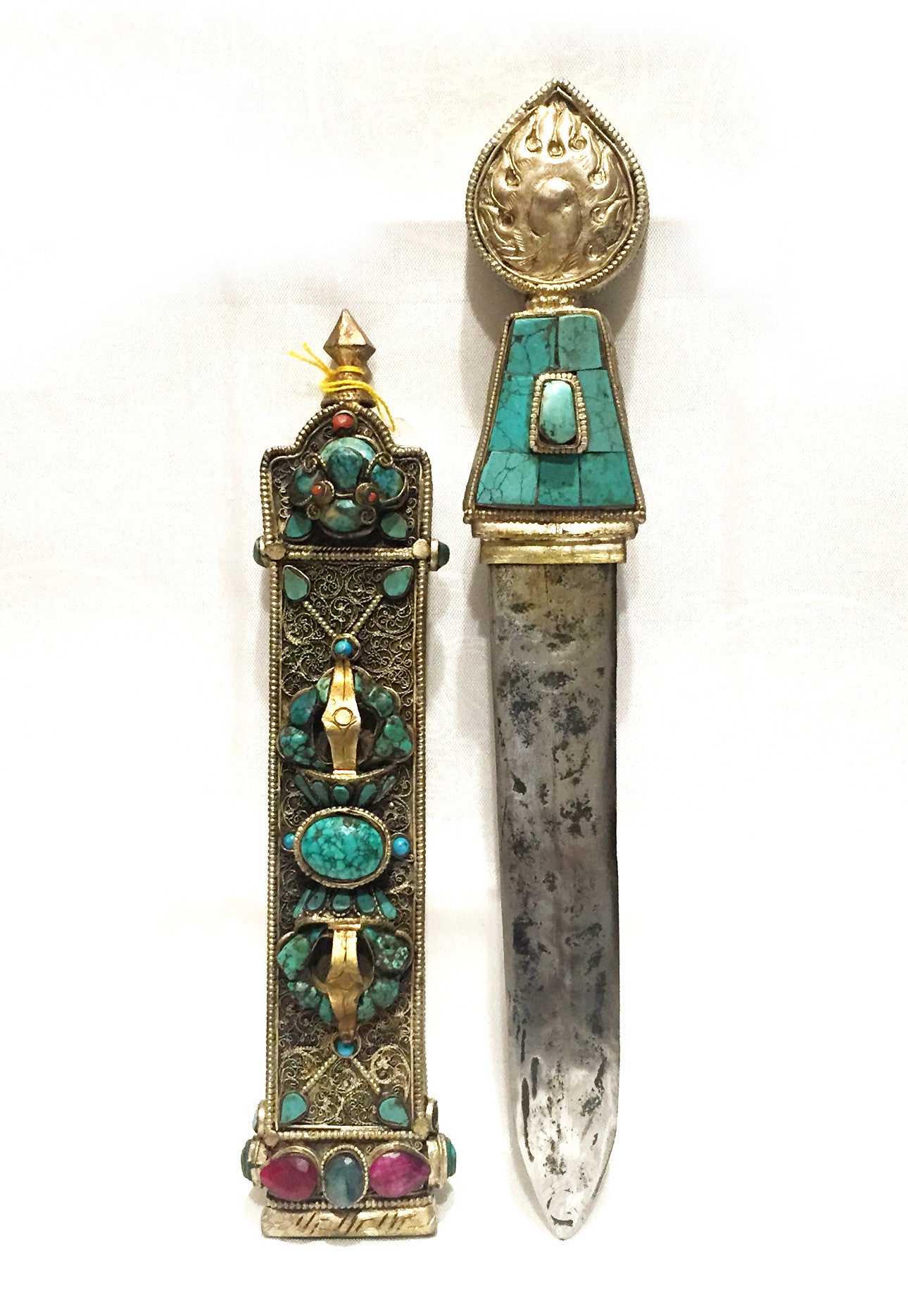 Tibetan traditional noble man's dagger - Tibet Arts & Healing