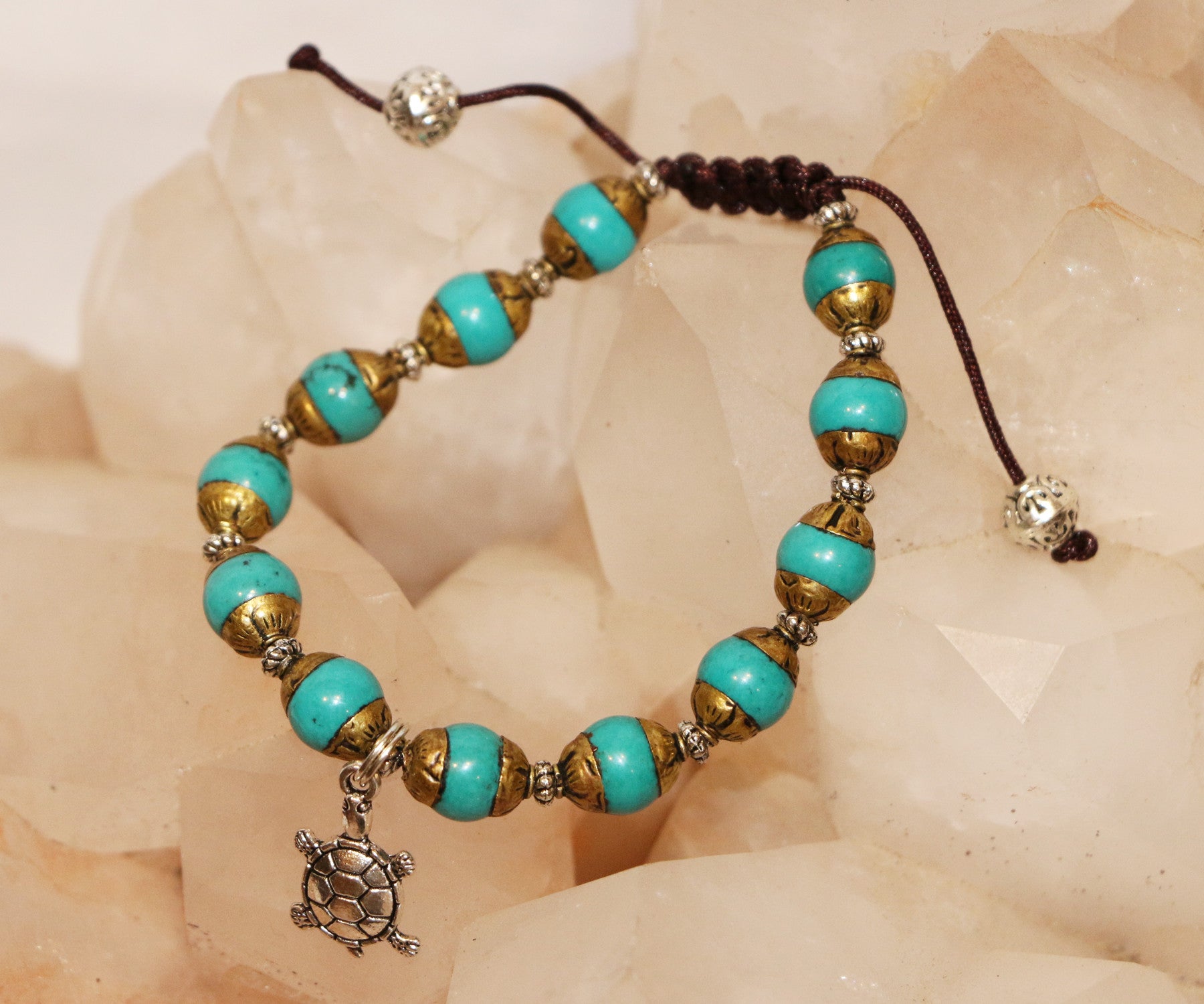 Buy Natural Turquoise Gemstone Bracelet 8mm Healing Stone Elasticated Reiki  Chakra Protections Buddha Online in India - Etsy