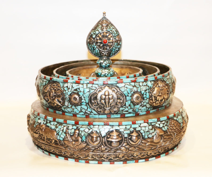 Turquoise Mandala Set - Tibet Arts & Healing