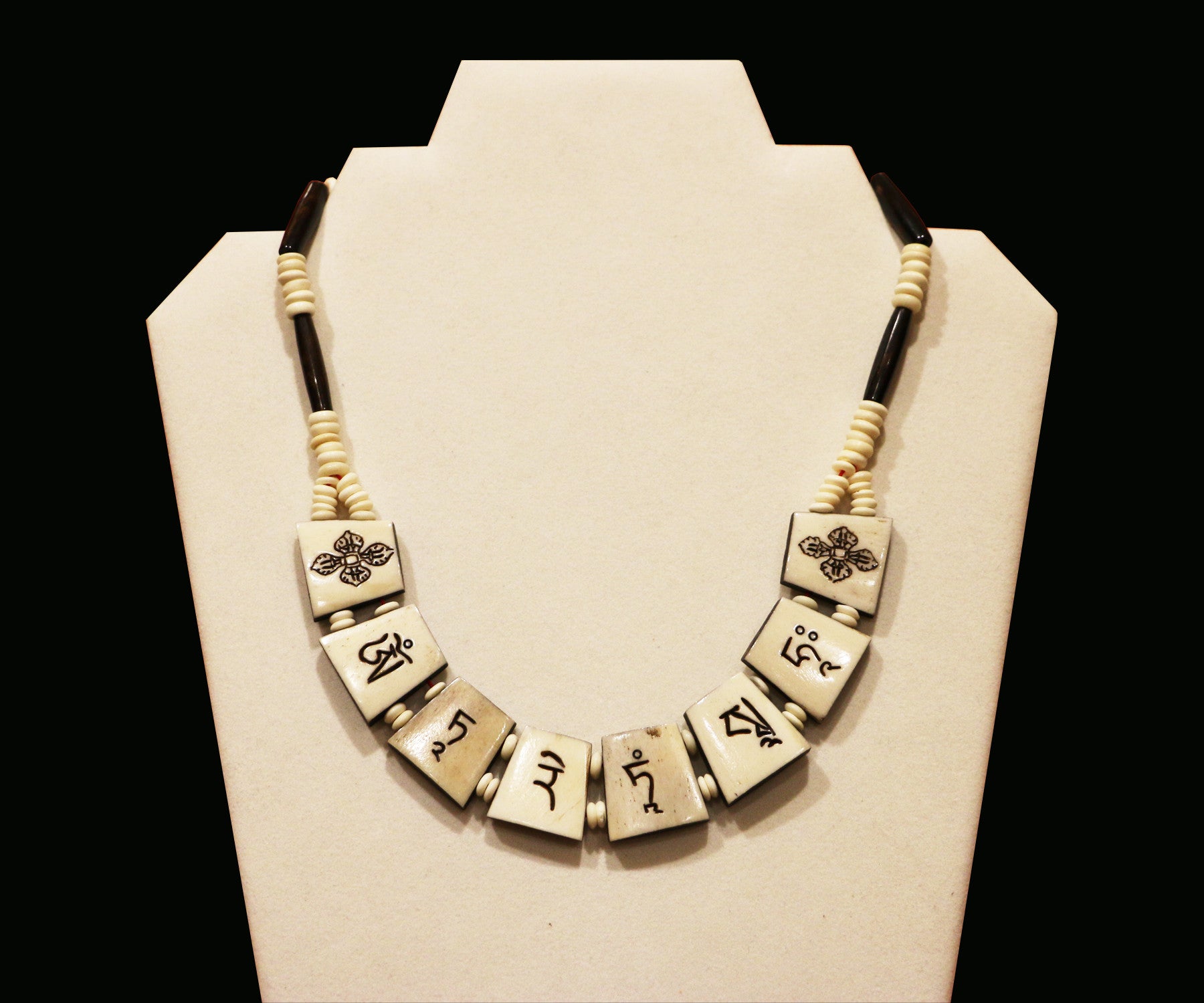 Yak Bone Green Tara Necklace - Tibet Arts & Healing
