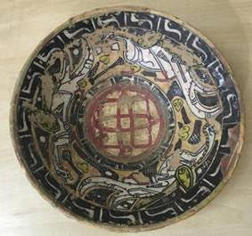 Antique Islamic medieval ceramic bowl - Tibet Arts & Healing